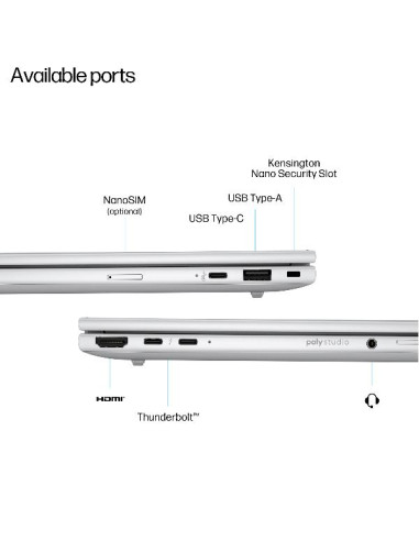 HP EliteBook 8 G1i 16 inch Notebook AI PC Wolf Pro Security Edition Intel Core Ultra 5 40,6 cm (16") WUXGA 16 GB DDR5-SDRAM
