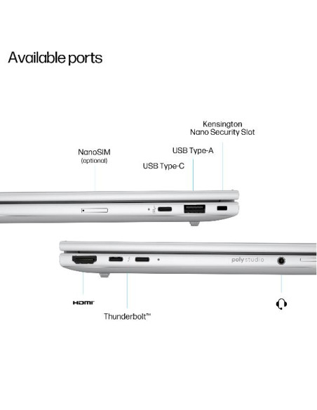 HP EliteBook 8 G1i 16 inch Notebook AI PC Wolf Pro Security Edition Intel Core Ultra 7 40,6 cm (16") WUXGA 16 GB DDR5-SDRAM