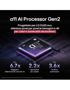 LG OLED evo AI OLED48G56LS TV Serie G5S 48'' 4K, α11 Gen2, Brightness Booster Max, 40W, 4 HDMI 165Hz, Smart TV 2025 2