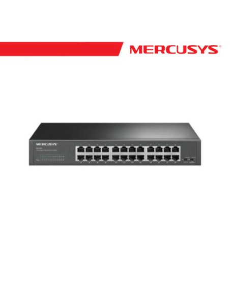 MERCUSYS 24-PORT GIGABIT DESKTOP/RACKMOUNT SWITCH - MS124GS
