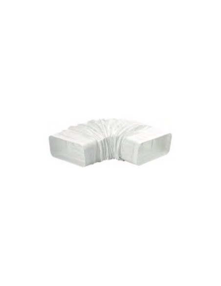 Tubo cappa Airforce AFTUBFGE piatto flessibile Bianco