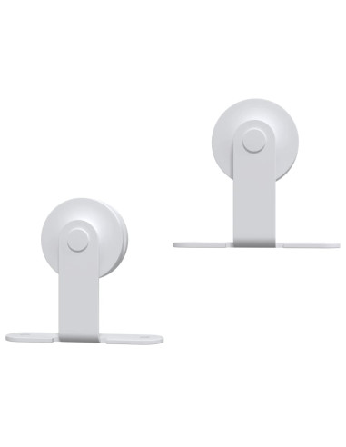 Porta Scorrevole con Set Hardware 90x210 cm Legno Massello Pino