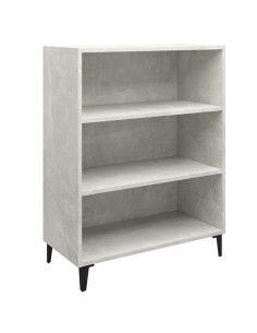 Credenza Grigio Cemento 69,5x32,5x90 cm in Legno Multistrato