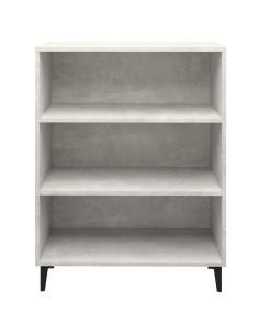 Credenza Grigio Cemento 69,5x32,5x90 cm in Legno Multistrato 2