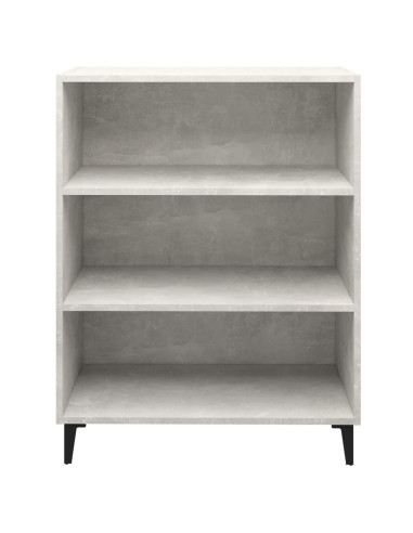 Credenza Grigio Cemento 69,5x32,5x90 cm in Legno Multistrato