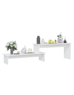 Mobile Porta TV Bianco 180x30x43 cm in Legno Multistrato 2