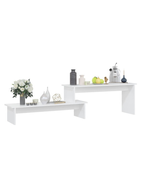 Mobile Porta TV Bianco 180x30x43 cm in Legno Multistrato