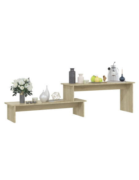 Mobile Porta TV Rovere Sonoma 180x30x43 cm in Legno Multistrato