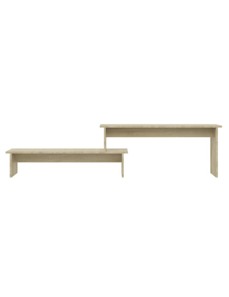 Mobile Porta TV Rovere Sonoma 180x30x43 cm in Legno Multistrato