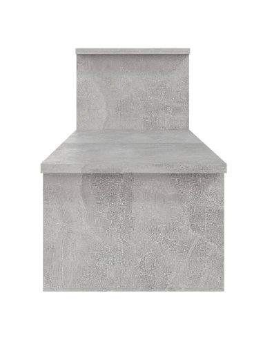 Mobile Porta TV Grigio Cemento 180x30x43cm in Legno Multistrato
