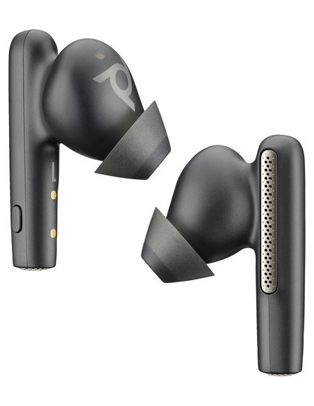 POLY Auricolari nerofumo Voyager Free 60+ UC + Adattatore BT700 USB-C + Custodia di ricarica touchscreen