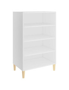 Credenza Bianca 57x35x90 cm in Legno Multistrato