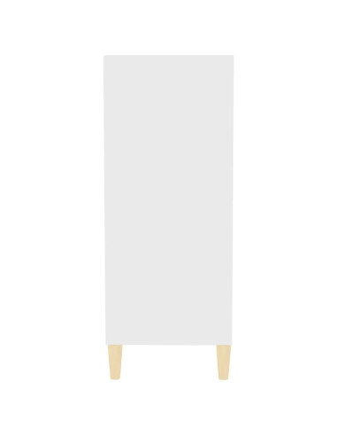 Credenza Bianca 57x35x90 cm in Legno Multistrato