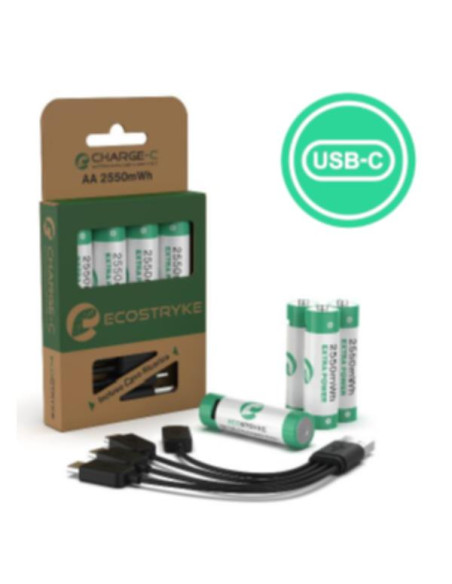 BATTERIES AA 2550MWH - 4 PACK
