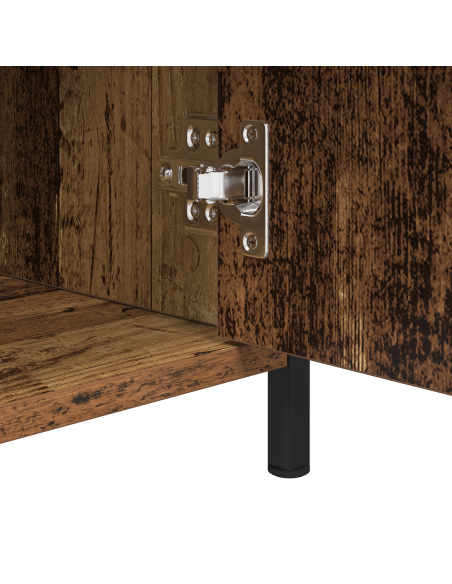 Comodino Legno D'epoca 40x42x60 cm Legno Tecnico