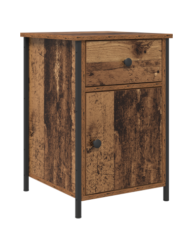 Armadio da Notte con cassetto Legno vecchio 40 x 42 x 60 cm