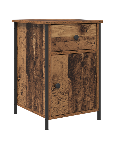 Comodino Legno D'epoca 40x42x60 cm Legno Tecnico