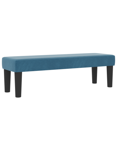 Letto a molle con testiera Blu scuro 200 x 180 cm Velluto