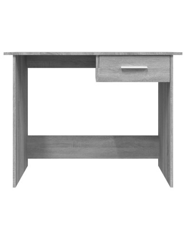 Scrivania Grigio Sonoma 100x50x76 cm in Legno Multistrato