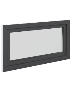 Finestra da cantina "RISOR" 110x70 cm anta-ribalta DIN sinistra antracite