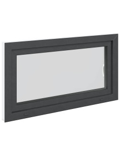 Finestra da cantina "RISOR" 110x70 cm Anta-ribalta DIN Destra Antracite