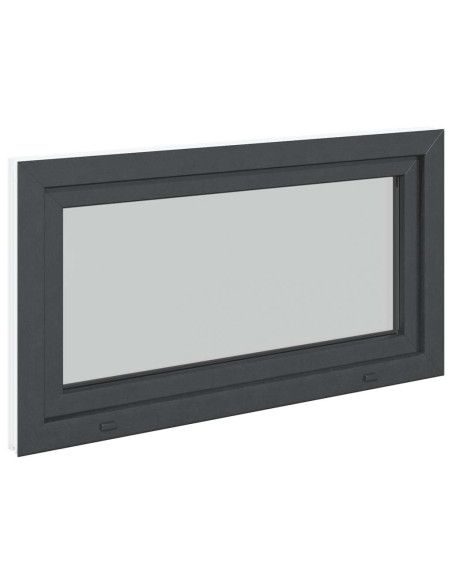 Finestra da cantina "RISOR" 110x50 cm anta-ribalta DIN sinistra antracite