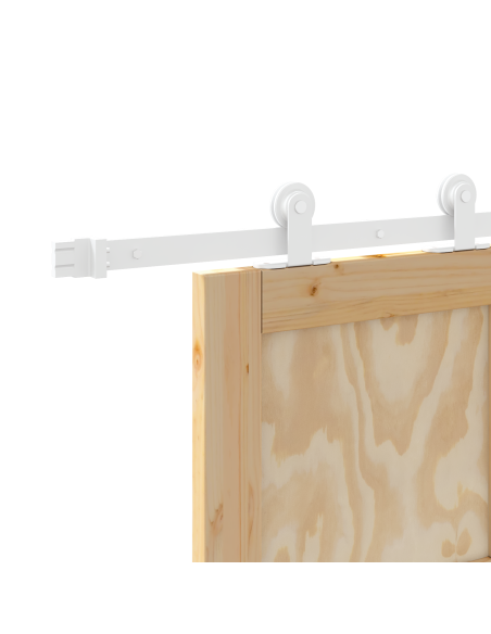 Porta scorrevole ORKDAL Marrone 93 x 202 cm Pino massello