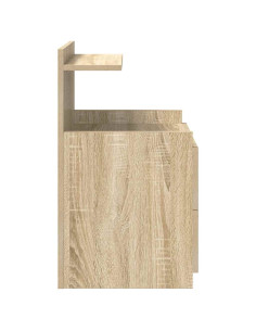 Comodini 2 pz con 2 cassetti Rovere Sonoma 40x36,5x62 cm