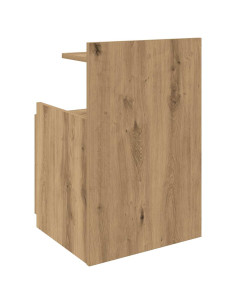 Comodini 2 pz con 2 cassetti in rovere artigianale 40x36,5x62 cm 2