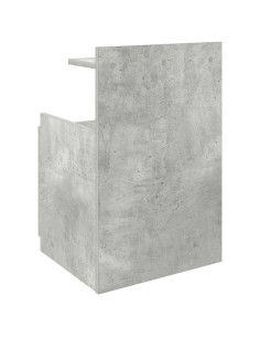 Comodini 2 pz con 2 cassetti Grigio Cemento 40x36,5x62 cm 2