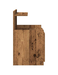 Comodini 2 pz con 2 cassetti in legno vecchio 40x36,5x62 cm