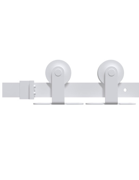 Porta scorrevole  con set di hardware 'ORKDAL'bianco in legno massello di pino, Porta interna  'ORKDAL'bianca 93x211x4 cm in leg