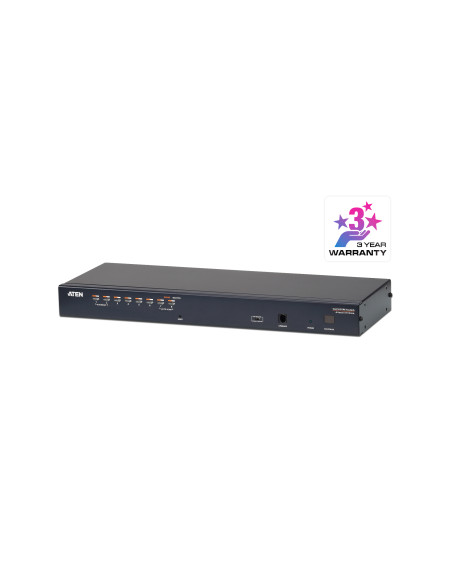 ATEN Switch KVM Cat 5 multi-interfaccia (DisplayPort, HDMI, DVI, VGA) a 8 porte