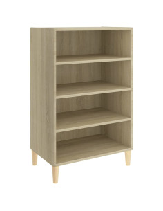 Credenza Rovere Sonoma 57x35x90 cm in Legno Multistrato