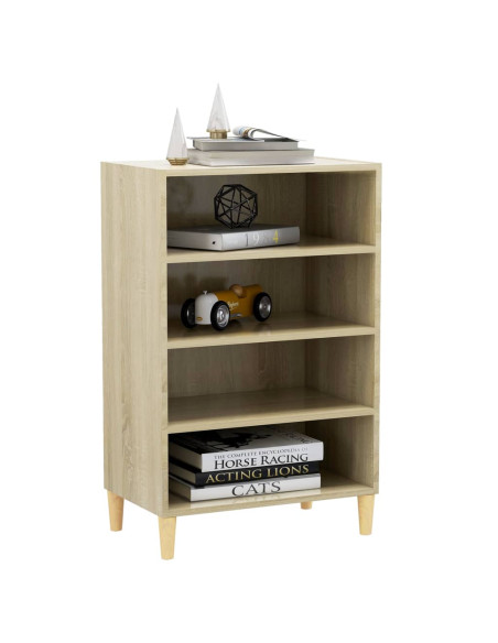 Credenza Rovere Sonoma 57x35x90 cm in Legno Multistrato