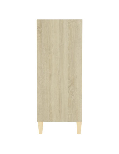 Credenza Rovere Sonoma 57x35x90 cm in Legno Multistrato