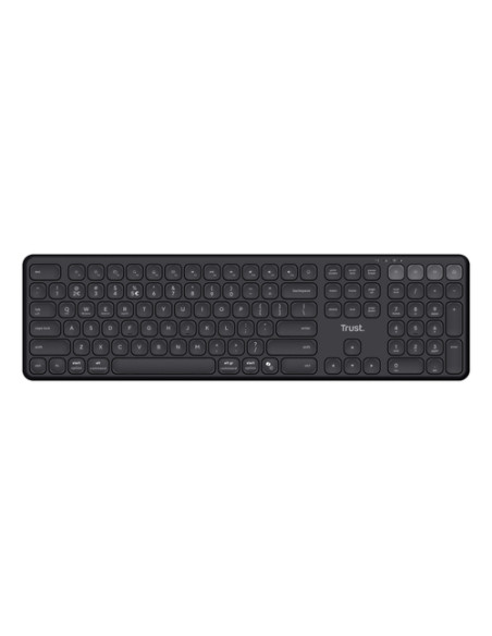 Trust Vaiya tastiera Universale USB + RF Wireless + Bluetooth Italiano Nero