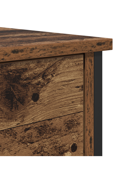 Comodino Legno D'epoca 40x42x60 cm Legno Tecnico