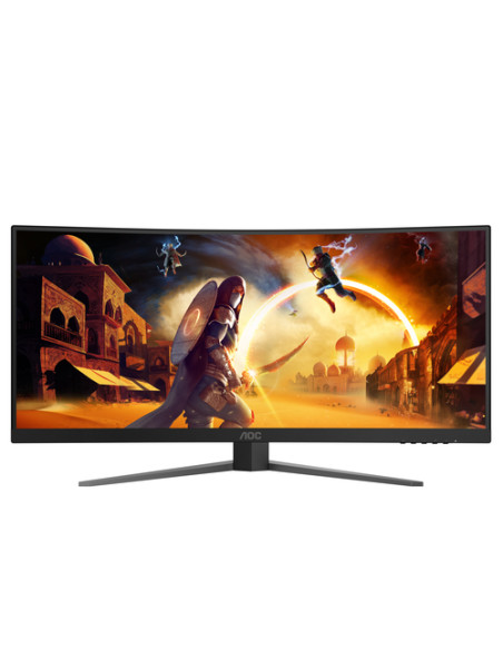 AOC G4 CU34G4 Monitor PC 86,4 cm (34") 3440 x 1440 Pixel Wide Quad HD LED Nero, Rosso