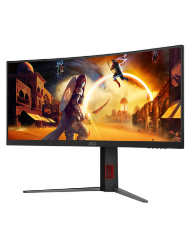 AOC G4 CU34G4 Monitor PC 86,4 cm (34") 3440 x 1440 Pixel Wide Quad HD LED Nero, Rosso
