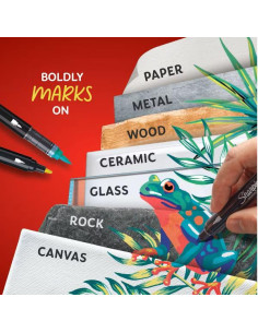 CF6 CREATIVE MARKER-P.BRUSH-NERO 2