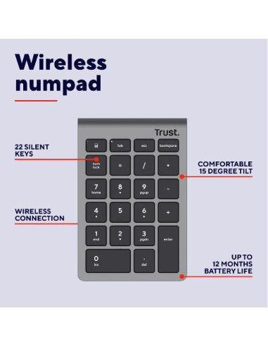 XALAS WIRELESS NUMPAD