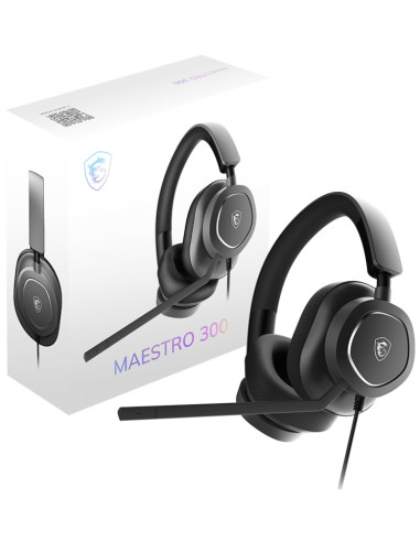 MSI Maestro 300 Auricolare Cablato A Padiglione Gaming USB Type-C / USB Type-A Nero