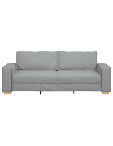 Divano a 3 posti Grigio Chiaro 180 cm Tessuto