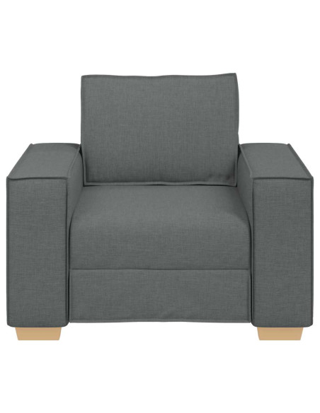 Poltrona Divano Grigio Scuro 60 cm Tessuto
