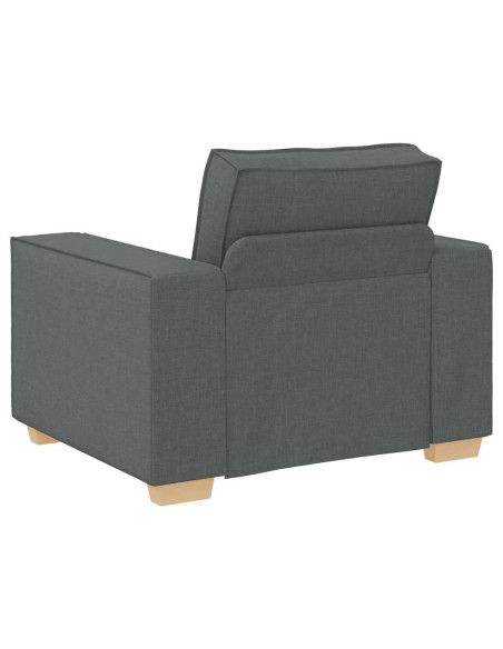 Poltrona Divano Grigio Scuro 60 cm Tessuto