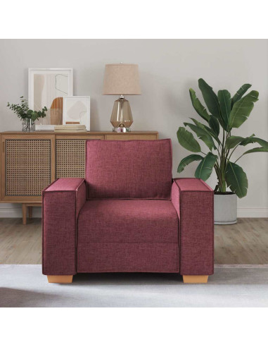 Poltrona Divano Rosso Vino 60 cm Tessuto