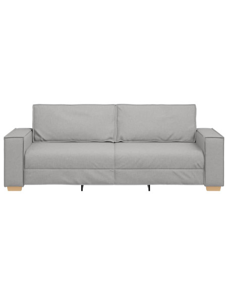 Divano a 3 posti Grigio Nuvola 180 cm in Tessuto