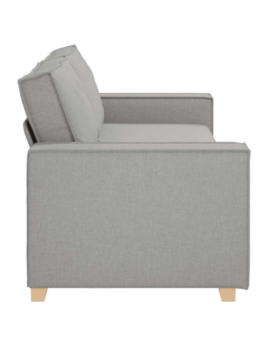 Divano a 3 posti Grigio Nuvola 180 cm in Tessuto