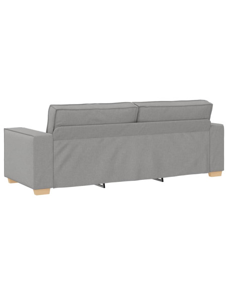 Divano a 3 posti Grigio Nuvola 180 cm in Tessuto